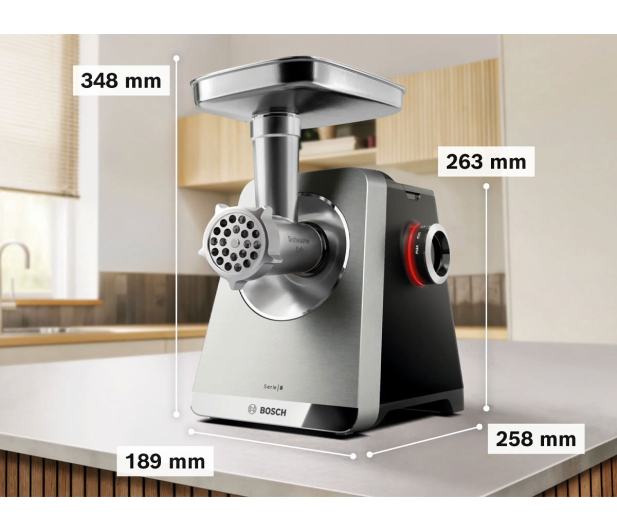 Bosch Maszynka do mielenia MFWS835M - 1538370 - zdjęcie 2